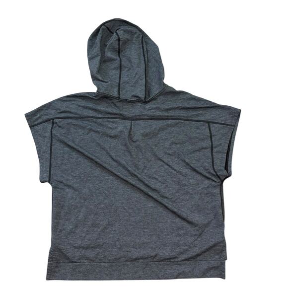 Smartwool Active Reset Gray Hooded Sleeveless Pullover Women’s M Athleisure Top - Picture 2 of 10